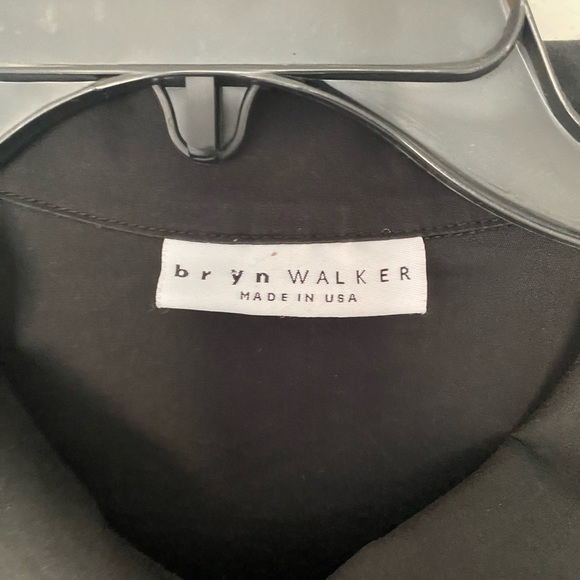 Bryn Walker Black Button Front Tunic - Picture 5 of 6